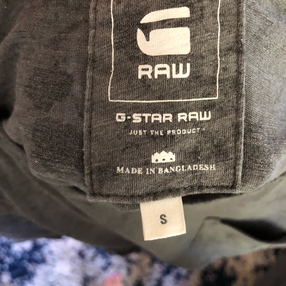 G Star Raw Men’s causal shirt, grey color size S embroidery - Picture 3 of 12